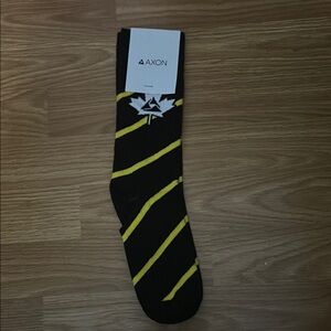 Black and Yellow Men's Socks